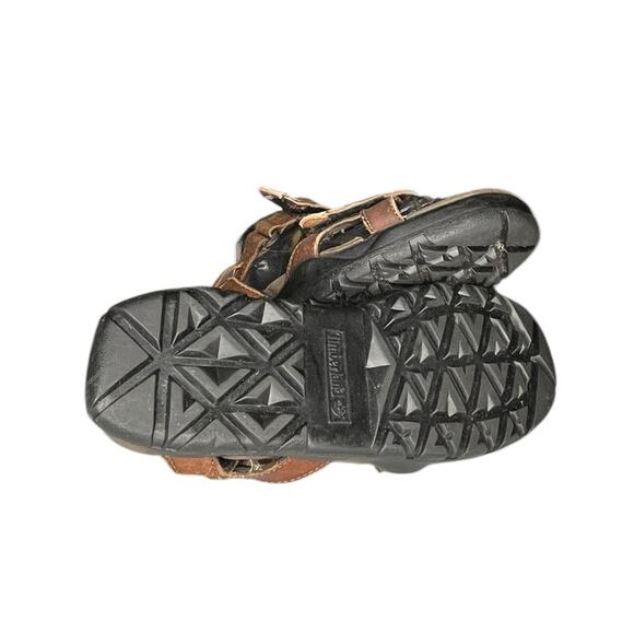 Timberland Trailway Mens Brown Black Leather Sport Sandals BFSP Size 10 95005 - Picture 5 of 6